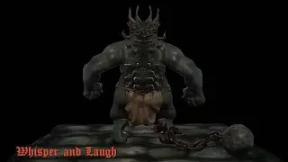 Троллья печаль #whisperandlaugh #blender #blender3d #blenderanimation #troll #monster