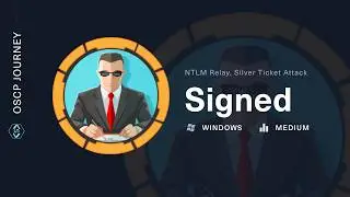 HackTheBox &ndash; Signed Walkthrough | NTLM Relay, Silver Ticket Attack, MSSQL Exploitation