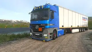 Euro Truck Simulator 2 | ETS2 1.46 | Mercedes Benz Actros MP3 | Tornio (FIN) to  Kjollefjord (N) #2