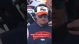 #Broncos sideline heated with Russell Wilson