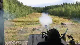 Fury 20mm airgun muzzle blast in slow motion.