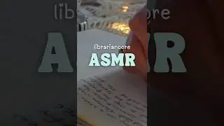 Relaxing Writing Sounds | A Quiet Fountain Pen Moment #asmr #fountainpen #librarianlife #writingasmr