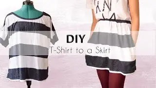 DIY Transformation: Shirt into a Skirt with Pockets
