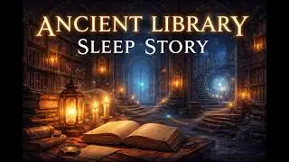 Calming Sleep Story: Merlin in the Ancient Library of Whispers | Medieval Fantasy Journey