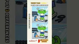 Can you beat this spot the difference puzzle? #shorts #challenge