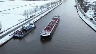 dronebeelden van winter in Groningen #cinematic #drone #winter