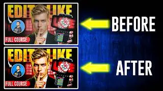 How I Color Grade My YouTube Thumbnails With Lightroom ( Quick and Easy )