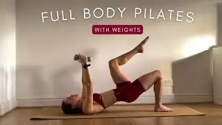 18 MIN FULL BODY POWER PILATES | At-Home Pilates Workout with Dumbbells to Tone and Sculpt your Body