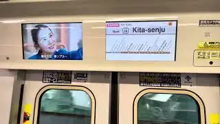 【走行音+LCD】東武スカイツリーライン 曳舟→北千住 東京メトロ08系08-105F【65S】急行 久喜行き