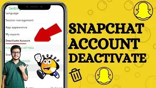 How to Deactivate Snapchat Account Temporarily (New Way)| Snapchat Ka Account Deactivate Kaise Kare?