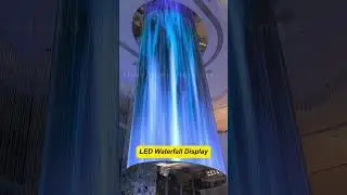 LED waterfall screen.#lamp #light #led #smarthome #lightingdecor #homedecor