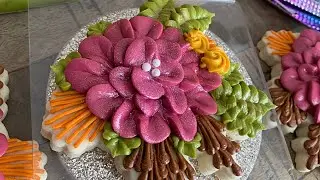 Fall Floral Sugar Cookie With Royal Icing
