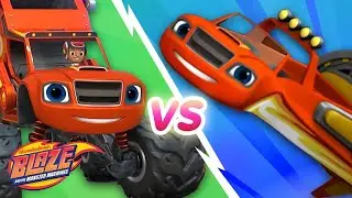 Spaceship Blaze Vs. Truck Blaze Video Game #1 | Blaze and the Monster Machines