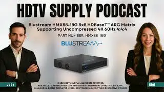 Blustream HMX88-18G 8x8 HDBaseT&trade; ARC Matrix Supporting Uncompressed 4K 60Hz 4:4:4
