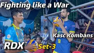RDX Kerala police Vs kasc kombans | firevolleyball | Kasc Volleyball Tournament 🏟️ 
