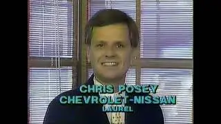 Chris Posey Chevrolet Nissan Commercial - Laurel, MS - Aired 1/26/88
