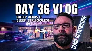 Retatrutide Vlog: Bicep Veins, Sleep Struggles & Glucose Metrics (Day 36)