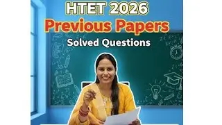 HTET 2026#previous year question series#2024 general English solution #htet 