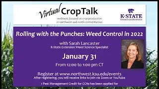 K-State CropTalk - Rolling with the Punches: 2022 Weed Control (recording)