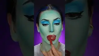 My version of Lily Munster 🦇 Can&rsquo;t believe it&rsquo;s almost Halloween! #halloweencostume #makeuplook