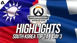 Taiwan vs Finland | Overwatch World Cup 2018 Incheon Qualifier Day 3