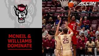 NC State's Darrion Williams & Paul McNeil Dominate In Road Win