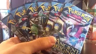 Opening 6 Pokemon XY ANCIENT ORIGINS Booster Packs!!!