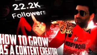 HOW TO GROW as a 2K CONTENT CREATOR! TIPS and TRICKS ON HOW GROW ON ALL PLATFORMS!