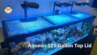 Aqueon 125 Gallon (72 x 18&rdquo;) MegaFlow Top Lid Showcase