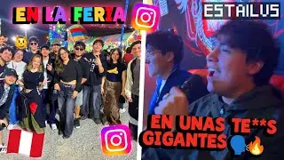 LOS WEBONES EN KARAOKE Y EN UNA FERIA🎤🎡 (Historia de IG de los Webones)