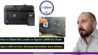 Epson L5590 Ink Level Reset Guide | M&uuml;rekkep Seviyesi Sıfırlama (Fix Low Ink) @Yunusavci