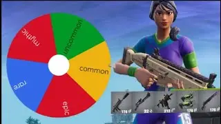 Fortnite but the wheel decides my loadout