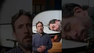 Why Timpanists lean down over the drum