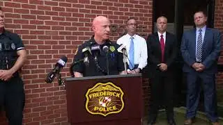 WATCH: Frederick police update on corporal accused of child abuse material