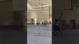 Pick Roll Pass Lay #basketball #trending #viralshort #shorts