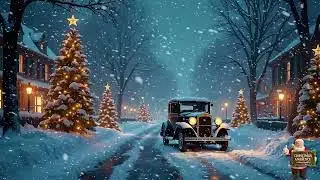Relaxing Christmas Ambience   Holiday Vibes   Snowstorm Sounds 338