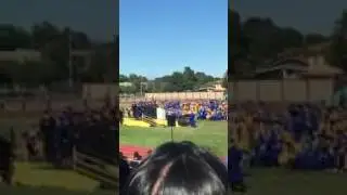 Graduation Highschool Backflip Fail