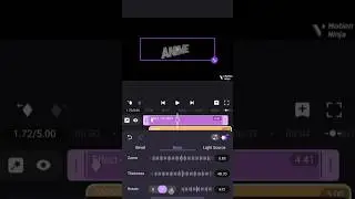 3DText  Effect in Motion Ninja Editing App #textanimation #texteffect #motionninja #text #yt