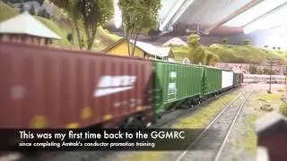 BNSF manifest trains at the GGMRC on 28 April 2012