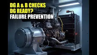 DG A & B Checks Explained | Diesel Generator Maintenance | Working Principle, & Preventive checks