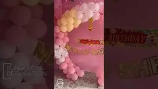1st Birthday Ring arch #Madhu sree #decoration #birthday