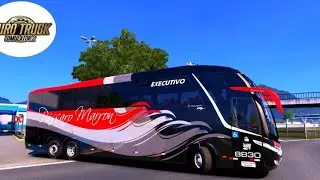 ETS2 | SANTOS (SP) X CARAGUATATUBA (SP) |MARCOPOLO G7 1350| PÁSSARO MARROM| MOD BUS+MAPA EAA