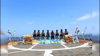 Drugs Seized by Indian Navy Part of CTF 150 Led Focused Operation Crimson Barracuda