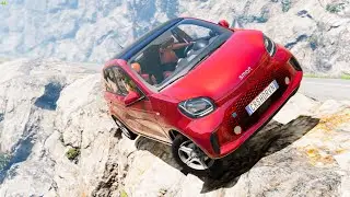 Cars vs Cliff Road #2 - BeamNG Drive Crashes