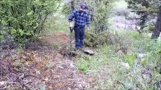 PROSPECTING in Montana on Avalanche gulch.