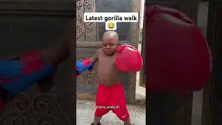 funny Emma gorilla walk #funny #funnyjokes #short #comedy