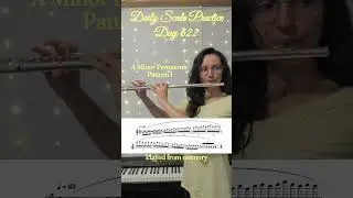 Daily Scale Practice: Day 622 #flute #flutepractice #flutescales