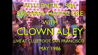 1980's Bay Area Hardcore Clown Alley at Clubfoot San Francisco 5/86_#6 : Turn the Television On