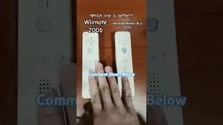 Wiimote Vs Wiimote Motion Plus (Which One Is Better!?) #shorts #wii #nintendowii #asmr #asmrsounds
