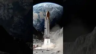 A lunar colony in motion&hellip; Earth watches in silence. 🌕🚀#MoonBase #LunarMission #spacefuture